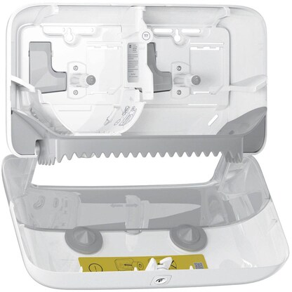 Artikelbild 4 für TORK Toilettenpapierspender Elevation T7 558040 weiß Kunststoff, Artikelnummer 110474