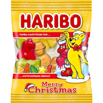 Artikelbild 2 für HARIBO Christmas Minibeutel Fruchtgummi 100 St./ 1,0 kg, Artikelnummer 855502