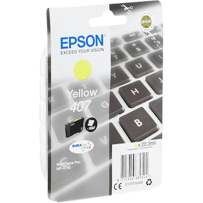Artikelbild 2 für EPSON 407 / T07U4 gelb Druckerpatrone, Artikelnummer 335301