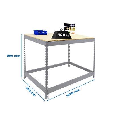 Artikelbild 2 für Simonrack Werkbank SIMONWORK BASIC 1 silber 180,0 x 90,0 x 90,0 cm, Artikelnummer 979991