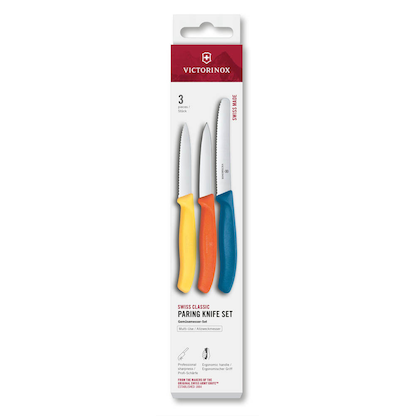 Artikelbild 16 für VICTORINOX Küchenmesser Swiss Classic silber, blau, silber, gelb, silber, orange, 1 Set, Artikelnummer 637027