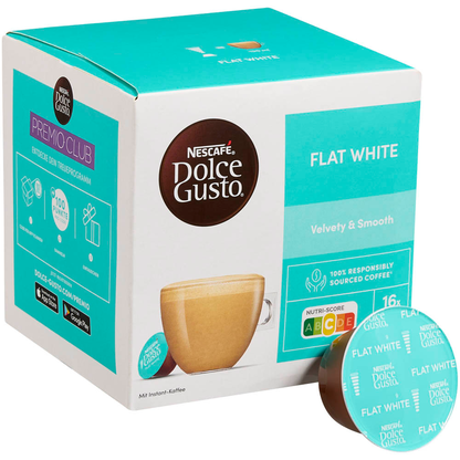 Artikelbild 7 für NESCAFÉ DOLCE GUSTO® Flat White Velvety & Smooth Kaffeekapseln, mild, 16 Portionen, Artikelnummer 612863