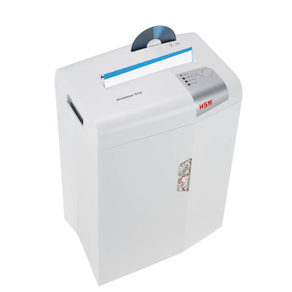 Artikelbild 7 für AKTION: HSM shredstar X10 Aktenvernichter mit Partikelschnitt P-4, 4,5 x 30 mm, bis 10 Blatt, weiß, Artikelnummer 355127