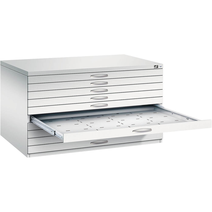 Artikelbild 4 für CP 7200 Planschrank lichtgrau 10 Schubladen 135,0 x 96,0 x 76,0 cm, Artikelnummer 682118
