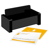 Artikelbild 1 für WEDO Visitenkartenhalter Black Office schwarz, Artikelnummer 456572