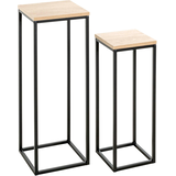 Artikelbild 1 für HAKU Möbel Pflanzenständer-Set Watford Holz eiche, Artikelnummer 340228