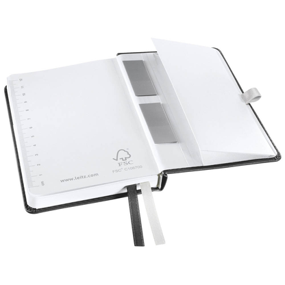 Artikelbild 6 für LEITZ Notizbuch DIN A6 kariert, satin schwarz Hardcover 160 Seiten, Artikelnummer 290135