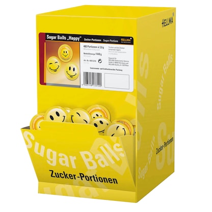 Artikelbild für HELLMA Sugar Balls Happy Zuckersticks, 400x 3,6 g, Artikelnummer 235788