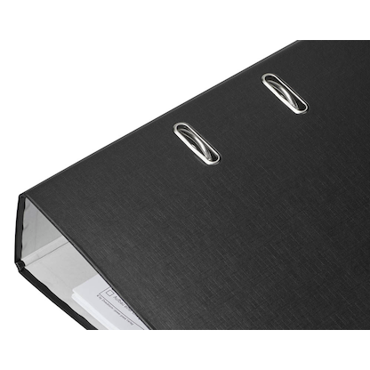 Artikelbild 4 für DONAU Klassik Ordner schwarz Karton 7,5 cm DIN A4, Artikelnummer 183905