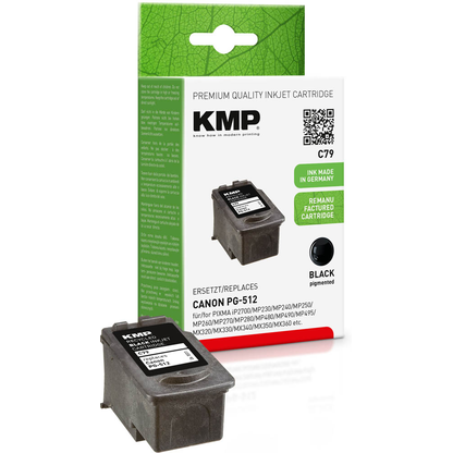 Artikelbild 17 für KMP C79 schwarz Druckkopf kompatibel zu Canon PG-512, Artikelnummer 603272