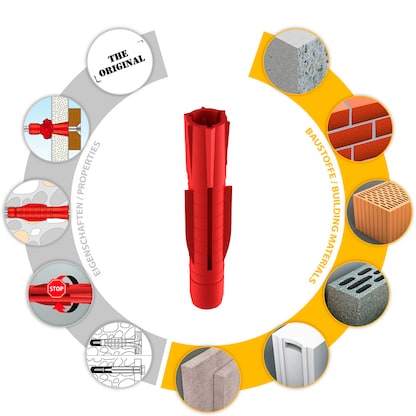 Artikelbild 4 für TOX TRI 10/61 010260081 Universaldübel Ø 10 mm x 61 mm, 45 St., Artikelnummer 559939