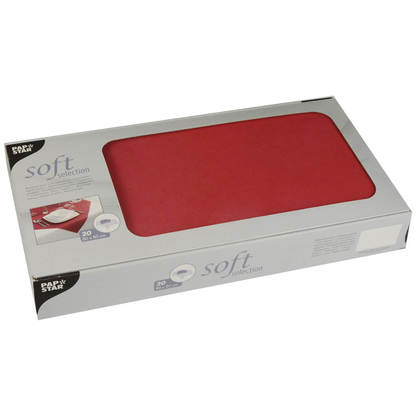 Artikelbild 10 für 20 STARPAK Tischdecken soft selection rot 80,0 x 80,0 cm, Artikelnummer 237176