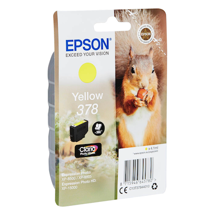 Artikelbild 2 für EPSON 378/T37844 gelb Druckerpatrone, Artikelnummer 432726