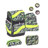 Artikelbild 1 für BELMIL® Schulranzen-Set Smarty Dinosaurs Neon Kunstfaser grün, Artikelnummer 271439