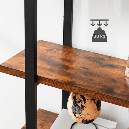 Artikelbild 5 für VASAGLE Bücherregal braun, schwarz 105,0 x 33,5 x 177,5 cm, Artikelnummer 290187