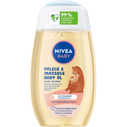 Artikelbild 22 für NIVEA BABY PFLEGE & MASSAGE Baby-Öl 200,0 ml, Artikelnummer 578787