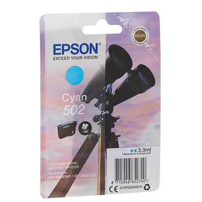 Artikelbild 2 für EPSON 502/T02V24 cyan Druckerpatrone, Artikelnummer 510805