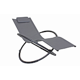 Artikelbild 1 für Garden Pleasure Sonnenliege MILOS anthrazit Stahl, Artikelnummer 380297
