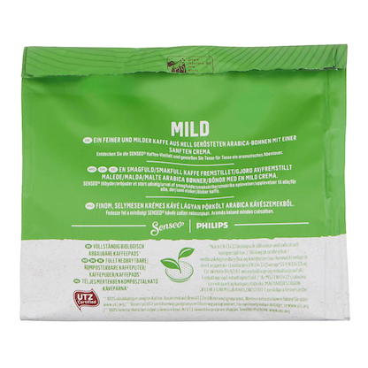 Artikelbild 4 für Senseo MILD Kaffeepads, Arabica- und Robustabohnen mild, 16 Pads, Artikelnummer 243083