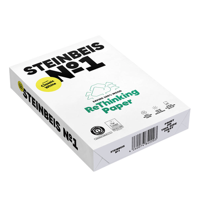Artikelbild für STEINBEIS Recyclingpapier No.1 DIN A4 80 g/qm 500 Blatt, Artikelnummer 701458
