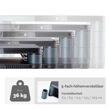 Artikelbild 2 für Fellowes Monitorständer Premium graphit, Artikelnummer 957332