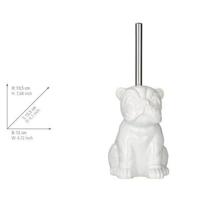 Artikelbild 4 für WENKO WC-Garnitur Bulldog weiß Stein, Artikelnummer 814081