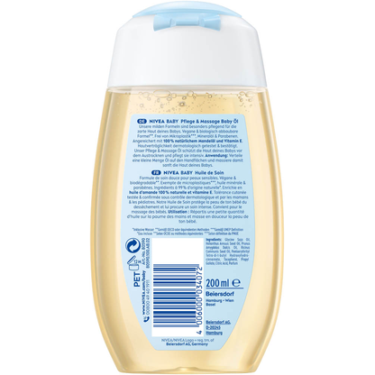 Artikelbild 5 für NIVEA BABY PFLEGE & MASSAGE Baby-Öl 200,0 ml, Artikelnummer 578787