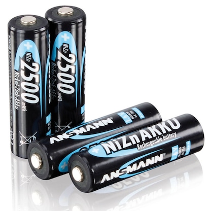 Artikelbild 2 für 4 ANSMANN Akkus Mignon AA 1.500 mAh, Artikelnummer 797845