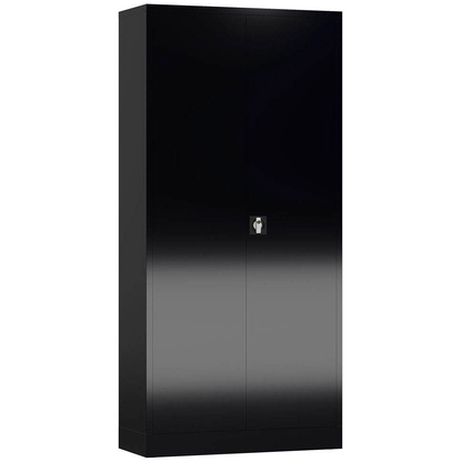 Artikelbild 2 für ClassiX Metallschrank X-530359 tiefschwarz 92,0 x 50,0 x 194,5 cm, aufgebaut, Artikelnummer 184356