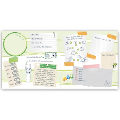 Artikelbild 3 für ROTH Freundebuch Fußballstar ca. A4 liniert, blau Hardcover 64 Seiten, Artikelnummer 580736