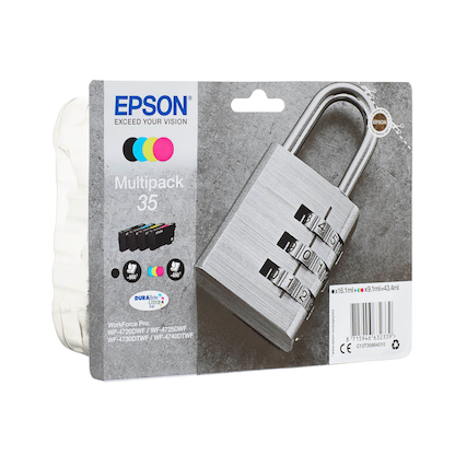 Artikelbild 2 für EPSON 35 / T3586 schwarz, cyan, magenta, gelb Druckerpatronen, 4er-Set, Artikelnummer 371423
