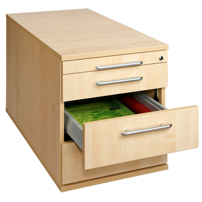 Artikelbild 6 für HAMMERBACHER Solid TC30 Rollcontainer ahorn 4 Auszüge 42,8 x 80,0 x 51,2 cm, Artikelnummer 293516