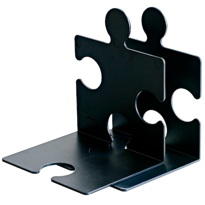 Artikelbild 9 für 2 HAN Buchstützen PUZZLE schwarz 12,3 x 14,2 x 17,1 cm, Artikelnummer 171502
