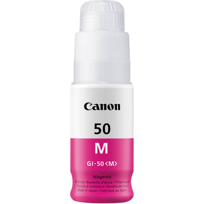 Artikelbild 11 für Canon GI-50 PGBK/C/M/Y schwarz, cyan, magenta, gelb Tintenflaschen, 4er-Set, Artikelnummer 336857