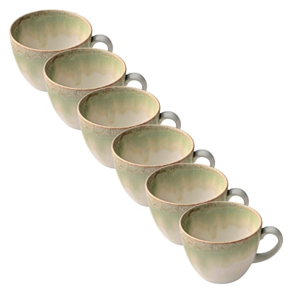 Artikelbild 21 für 6 HEART & SOUL Kaffeetassen Perfect Match Thyme hellgrün 0,21 l, Artikelnummer 109698