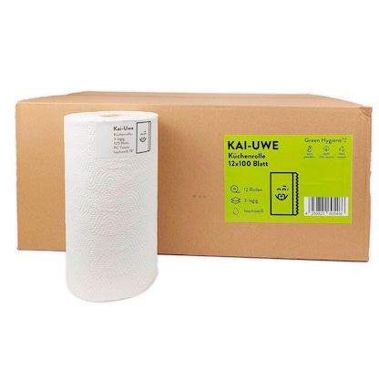 Artikelbild 9 für Green Hygiene® Küchenrollen KAI-UWE 3-lagig, 12 Rollen, Artikelnummer 545337