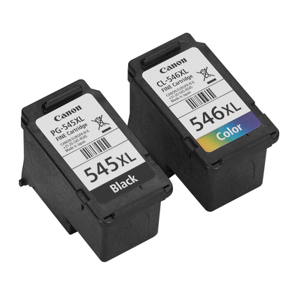 Artikelbild 3 für Canon PG-545XLx2/CL-546XL schwarz, color Druckköpfe + Fotopapier, 3er-Set, Artikelnummer 143588