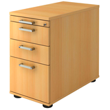 Artikelbild 1 für HAMMERBACHER Solid Standcontainer buche 4 Auszüge 42,8 x 80,0 x 72,0 - 76,0 cm, Artikelnummer 593362