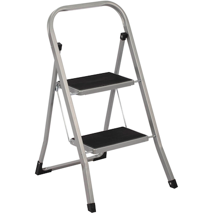 Artikelbild 1 für Klapptritt silber 2 Stufen, H: 81,0 cm, Artikelnummer 745032