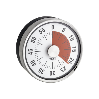 Artikelbild 2 für TFA® Küchentimer Puck silber, Artikelnummer 887644