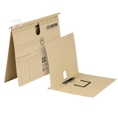 Artikelbild 9 für 25 ELBA Hängehefter vertic ULTIMATE Karton naturbraun 1 x kaufmännische BZ-Heftung, Artikelnummer 393959