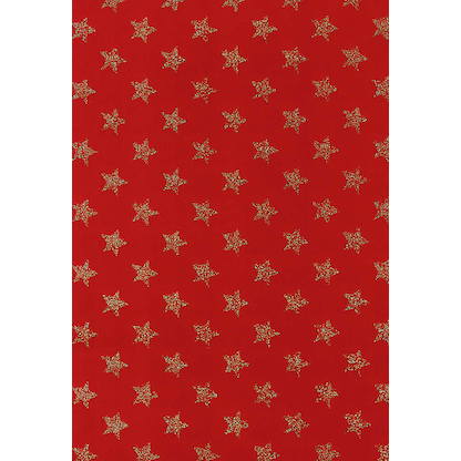 Artikelbild 2 für JUNG SCHÖNER VERPACKEN Geschenkpapier Weihnachtssterne mehrfarbig, 20,0 m, Artikelnummer 554347