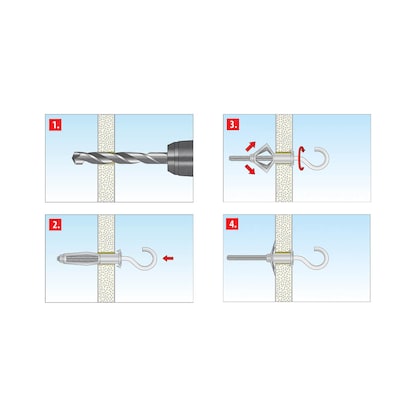 Artikelbild 3 für TOX Monteur Gips 094901061 Hohlraumdübel-Sortiment, 62-teilig, Artikelnummer 559620