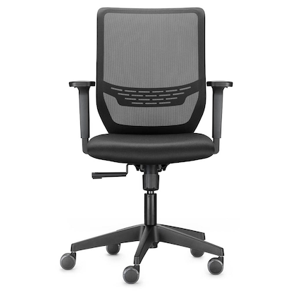 Artikelbild 2 für Trendoffice by Dauphin Bürostuhl to-sync work mesh one, 9241 SY0 A236 Stoff schwarz, Gestell schwarz, Artikelnummer 655537