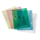 Artikelbild 1 für 10 FolderSys Dokumententaschen DIN A4 farbsortiert genarbt 0,20 mm, Artikelnummer 585190