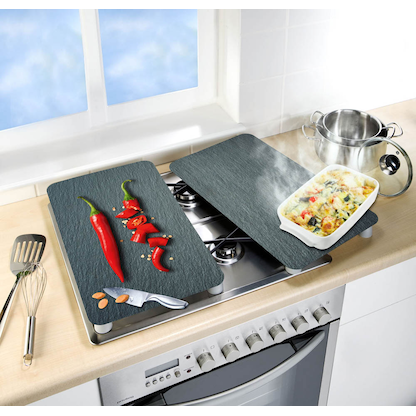 Artikelbild 5 für WENKO Herdabdeckplatten Cayenne grau, 2 St., Artikelnummer 664864