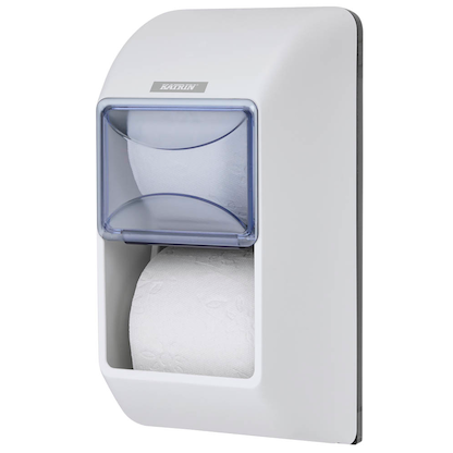 Artikelbild 2 für KATRIN Toilettenpapierspender 92384 weiß Kunststoff, Artikelnummer 865263