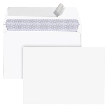 Artikelbild für BONG Briefumschläge TopSTAR DIN C6 ohne Fenster hochweiß haftklebend 25 St., Artikelnummer 121129