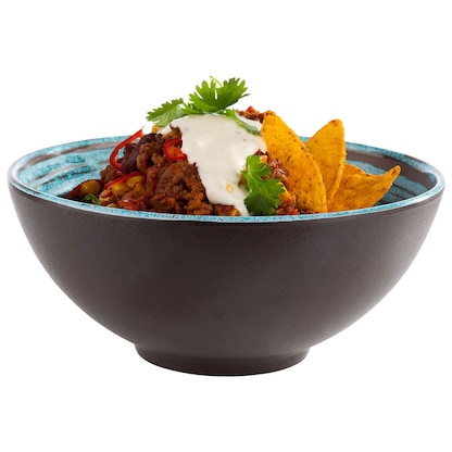 Artikelbild 2 für APS Schale CANCUN blau/braun 1,0 l, Artikelnummer 194039