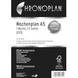 Artikelbild 1 für CHRONOPLAN Kalendereinlage 2025 Wochenplan A5, Artikelnummer 354084